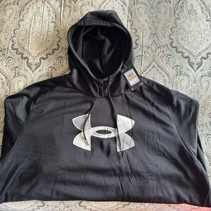 Men’s under armour black hoody size 4xl new with tags retail $60